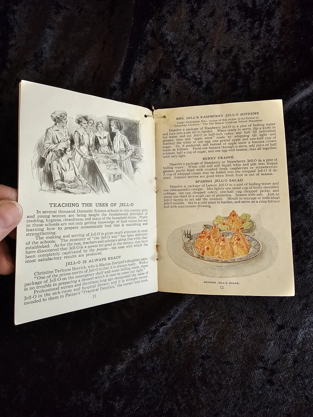 Vintage 1920s-1930s Advertising Cookbooks & Jell-O Pamphlets - Lot of 3